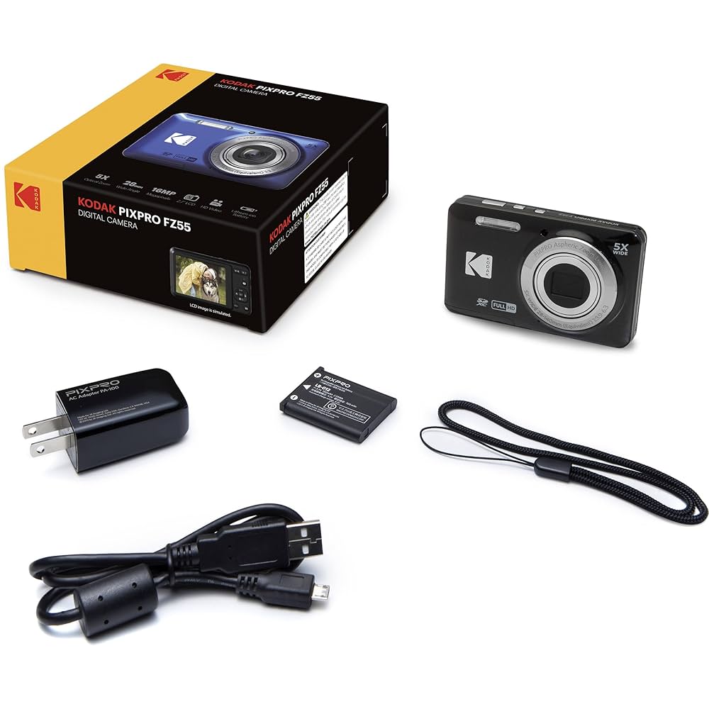※ふぁな　KODAK PIXPRO FZ55 ブラック デジタルカメラ KODAK PIXPRO FZ55 Digital Camera | Kodak